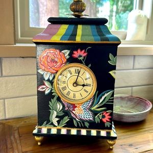 Mackenzie Childs Jaipur Desk Clock